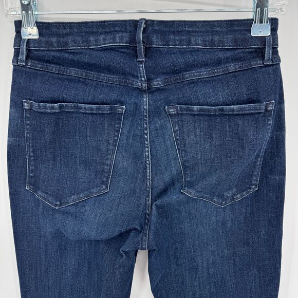 3X1 W3 Dark Wash Raw Hem High Rise Skinny Ankle Jeans in Scuba Size 26 - Picture 5 of 7